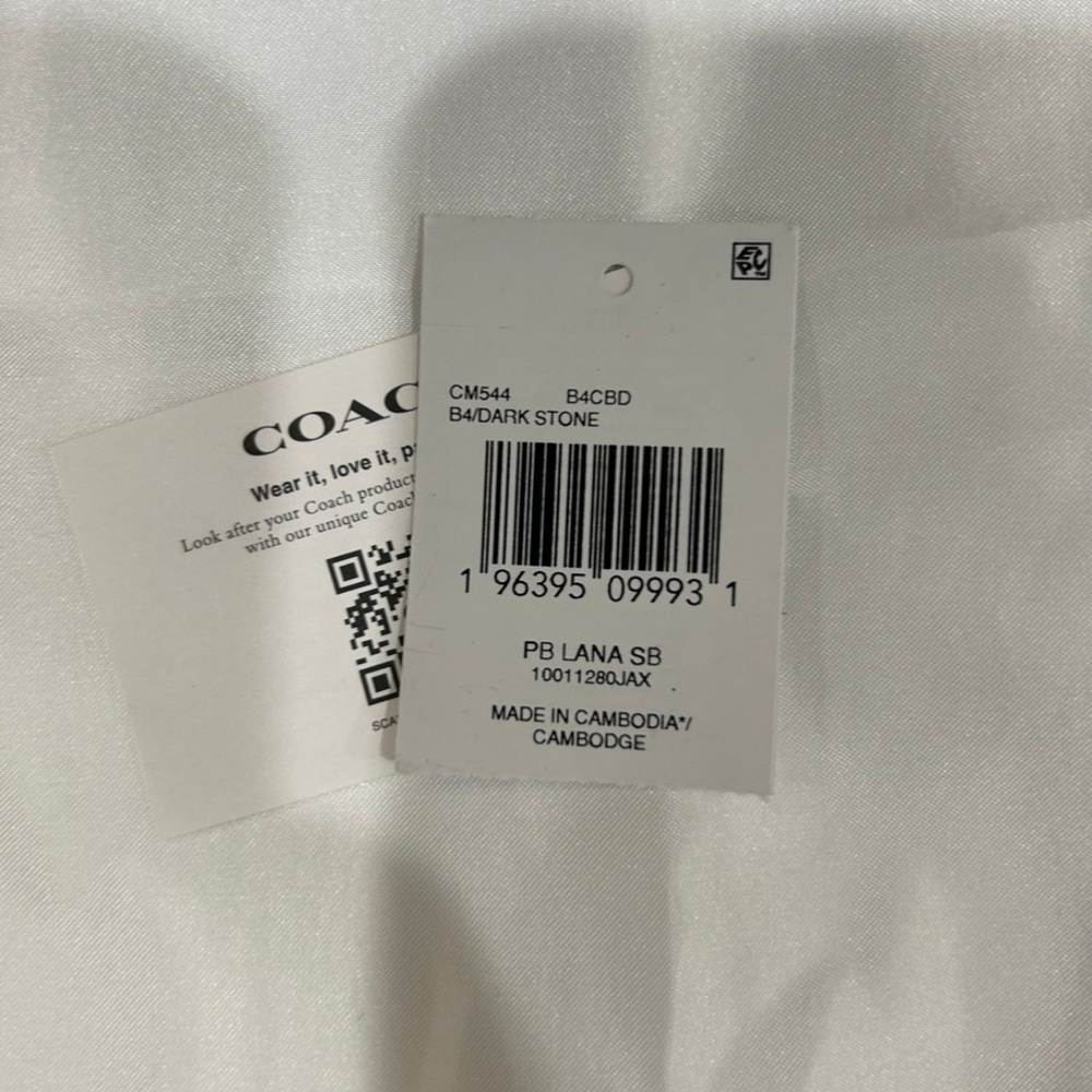 Coach Luna Leather Shoulder Bag medium - Picture 9 of 9